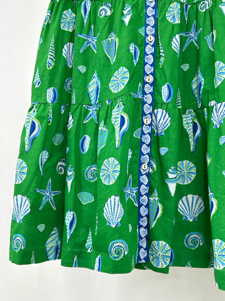 Printfresh Size M Green and Blue Women's Dress