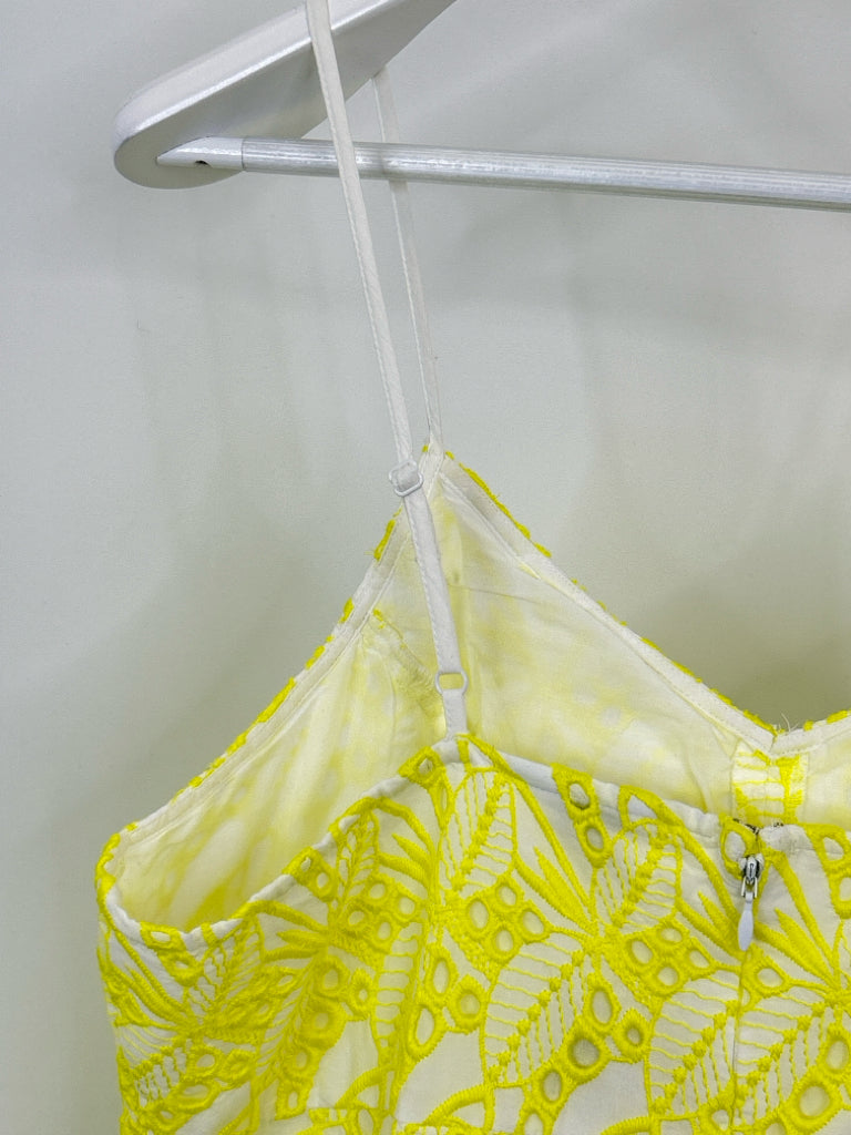 CROWN & IVY Women Size 16 Yellow Dress NWT