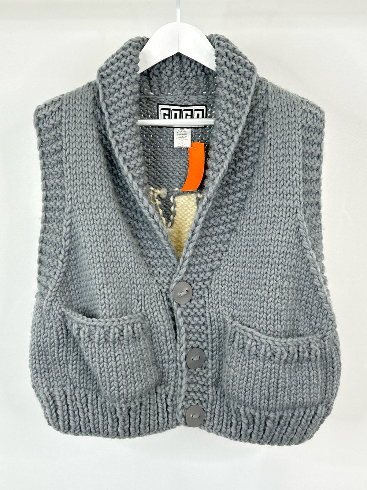 GOGO Size One Size Grey Women Vest