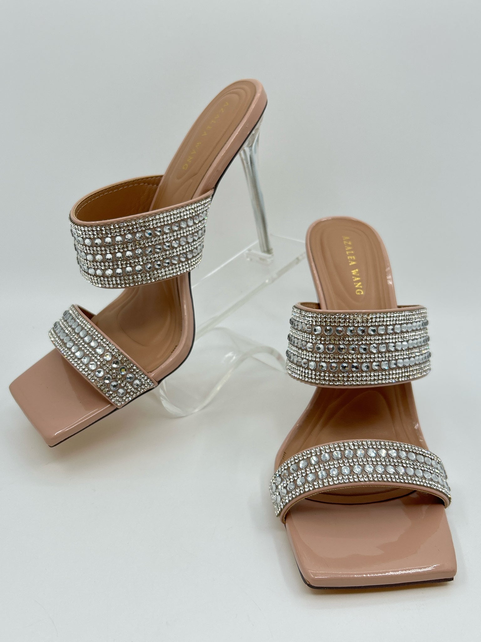 Azalea Wang Size 9 nude Women's Sandal