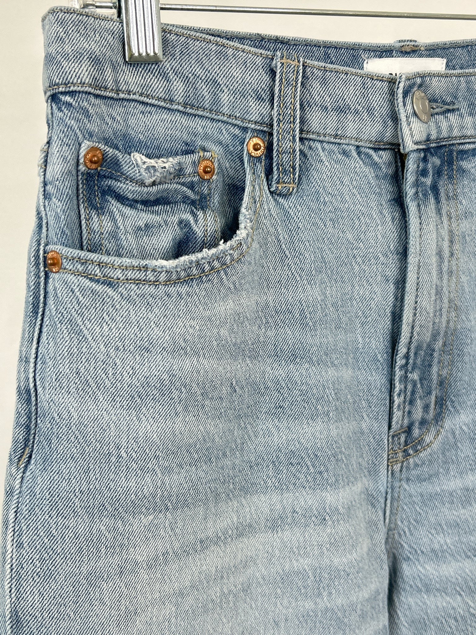 PISTOLA Size 27/4 BLUE DENIM Women jeans