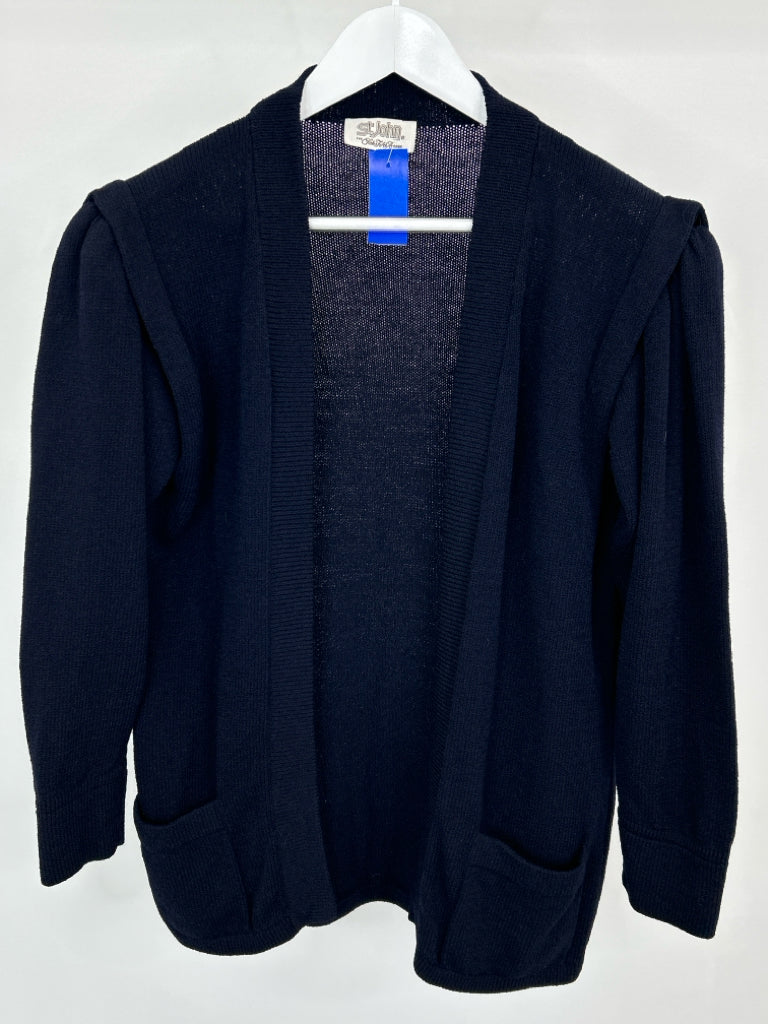 ST JOHN Women Size 6 Navy Cardigan