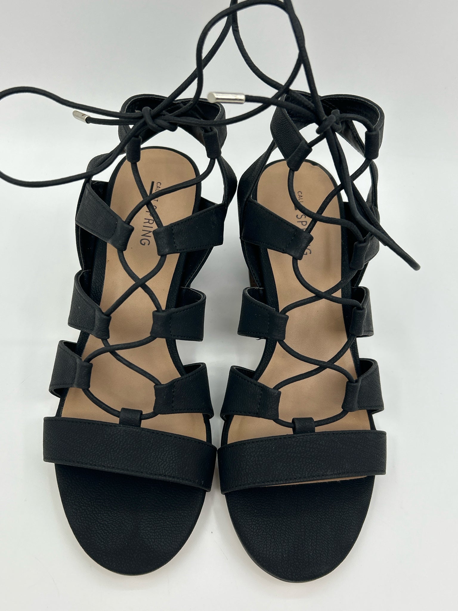 CALL IT SPRING Size 8.5 Black Women Sandal