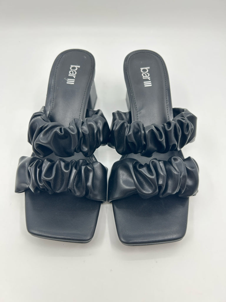 Bar III Size 8.5M Black Women's Sandal