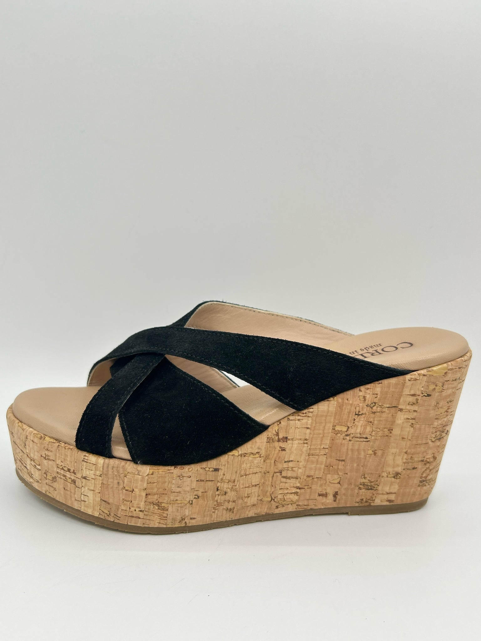 CORDANI Size 39 Black Women Sandal