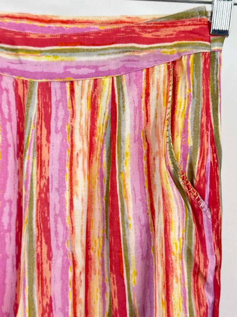 NEKANE NKN Size XS Pink Striped Women 2-Piece w/pants