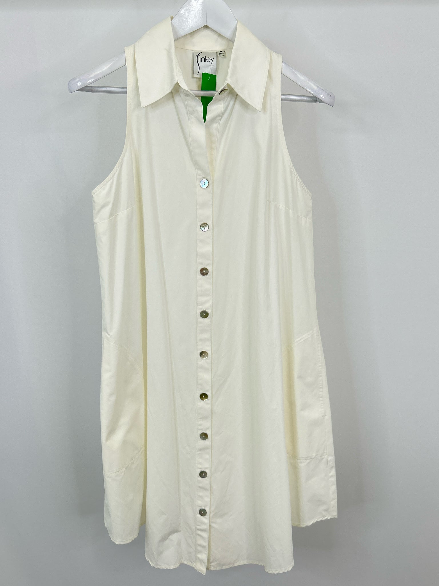 FINLEY Size M White Women Dress