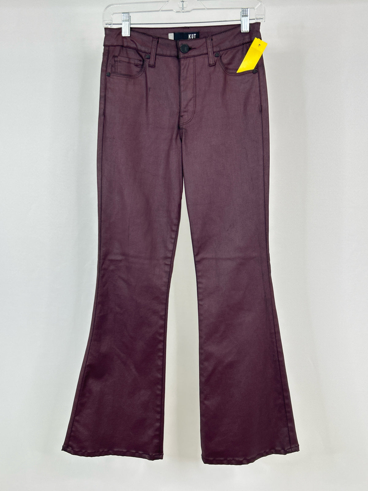 KUT FROM THE KLOTH Size 2 Burgundy Women jeans