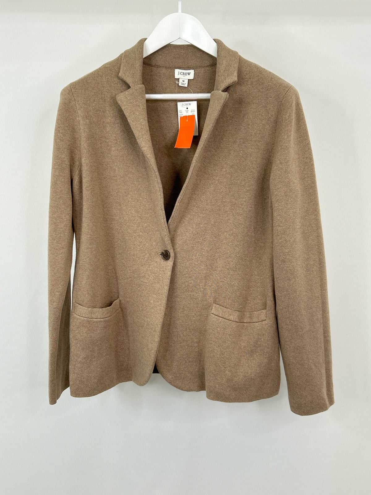 J. CREW Size M Light Brown Women Cardigan