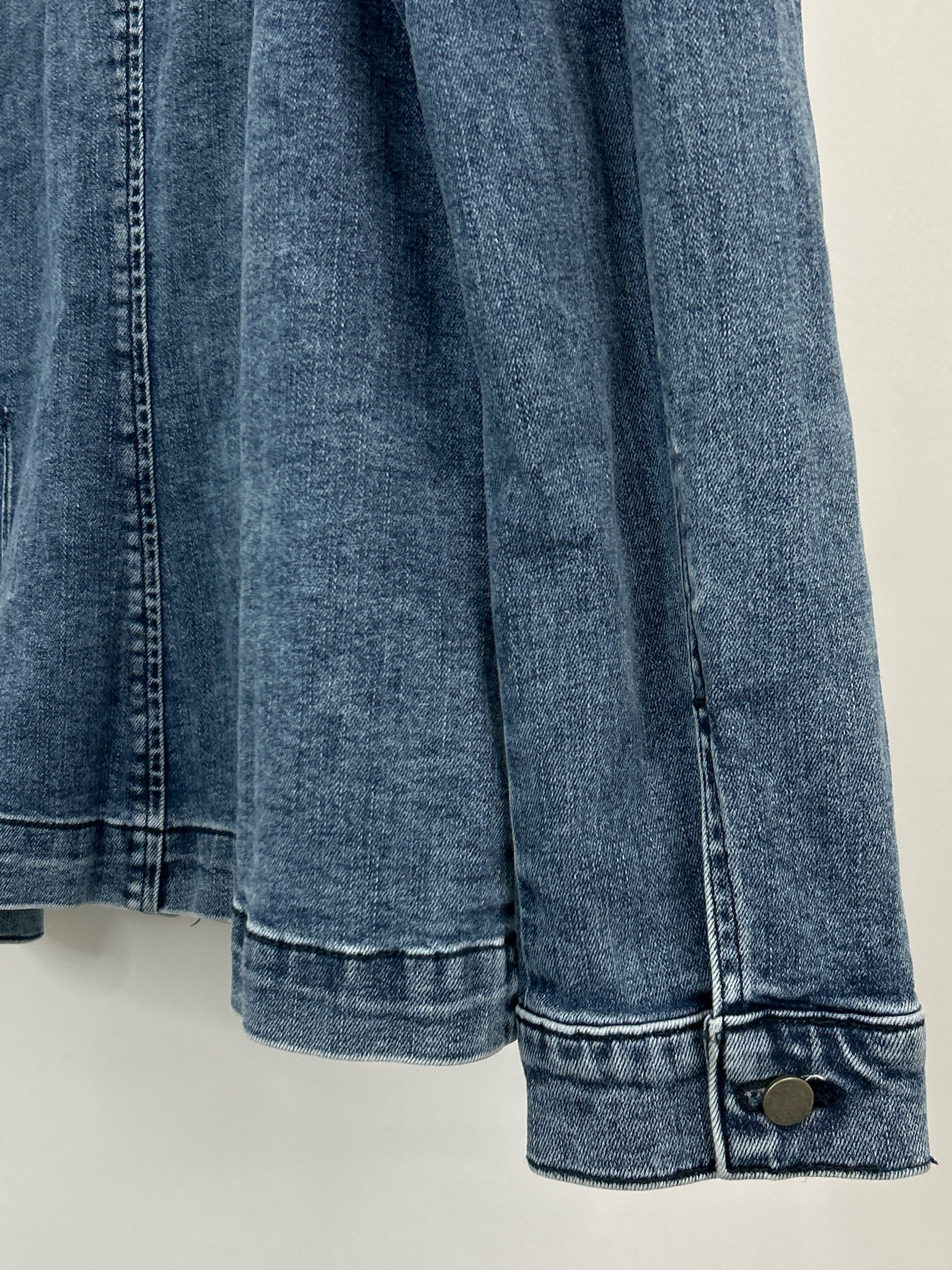 SOFT SURROUNDINGS Size XL BLUE DENIM Women Jacket