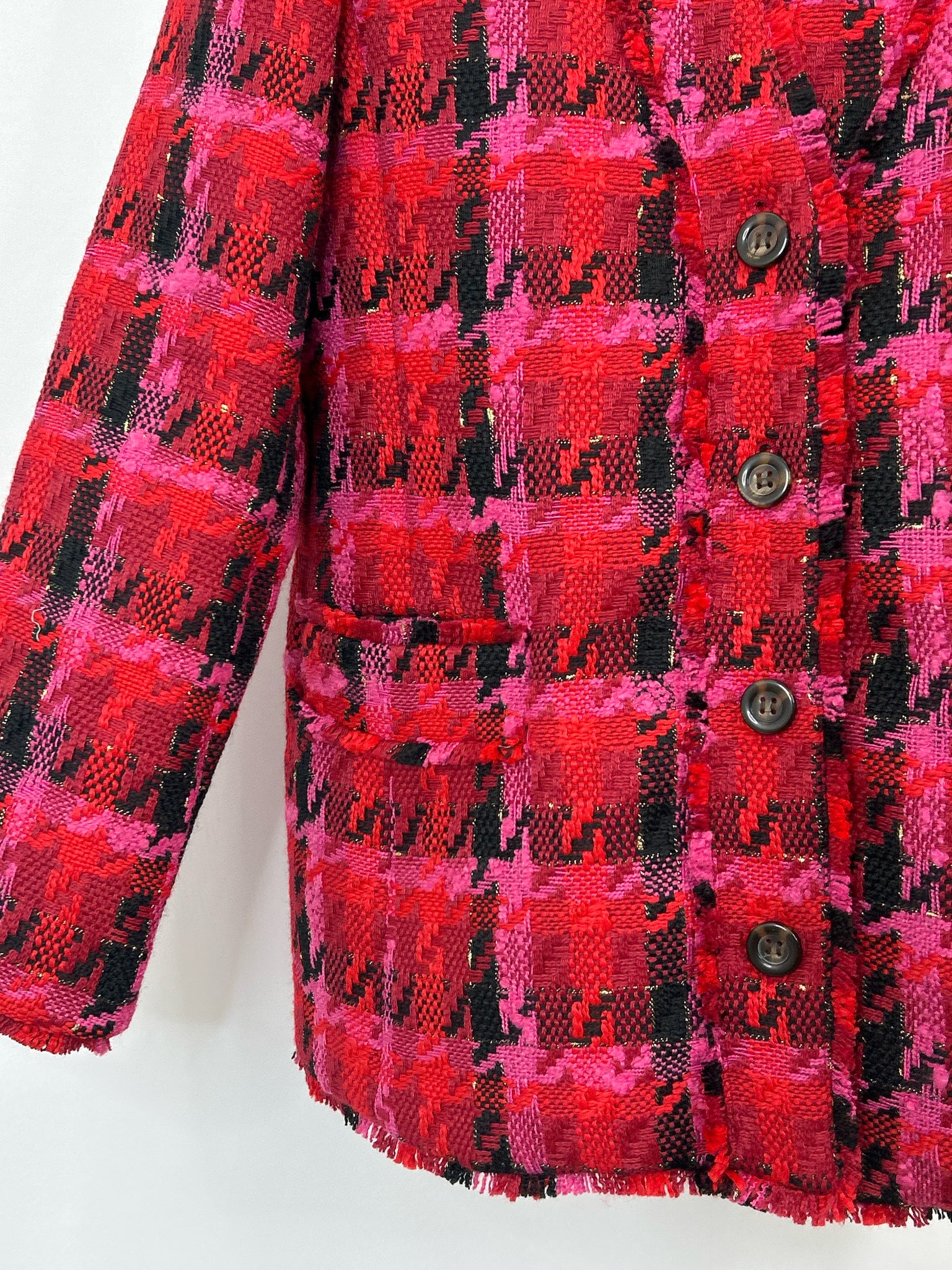 ANN TAYLOR NWT Size 14 RED AND PINK Women Jacket