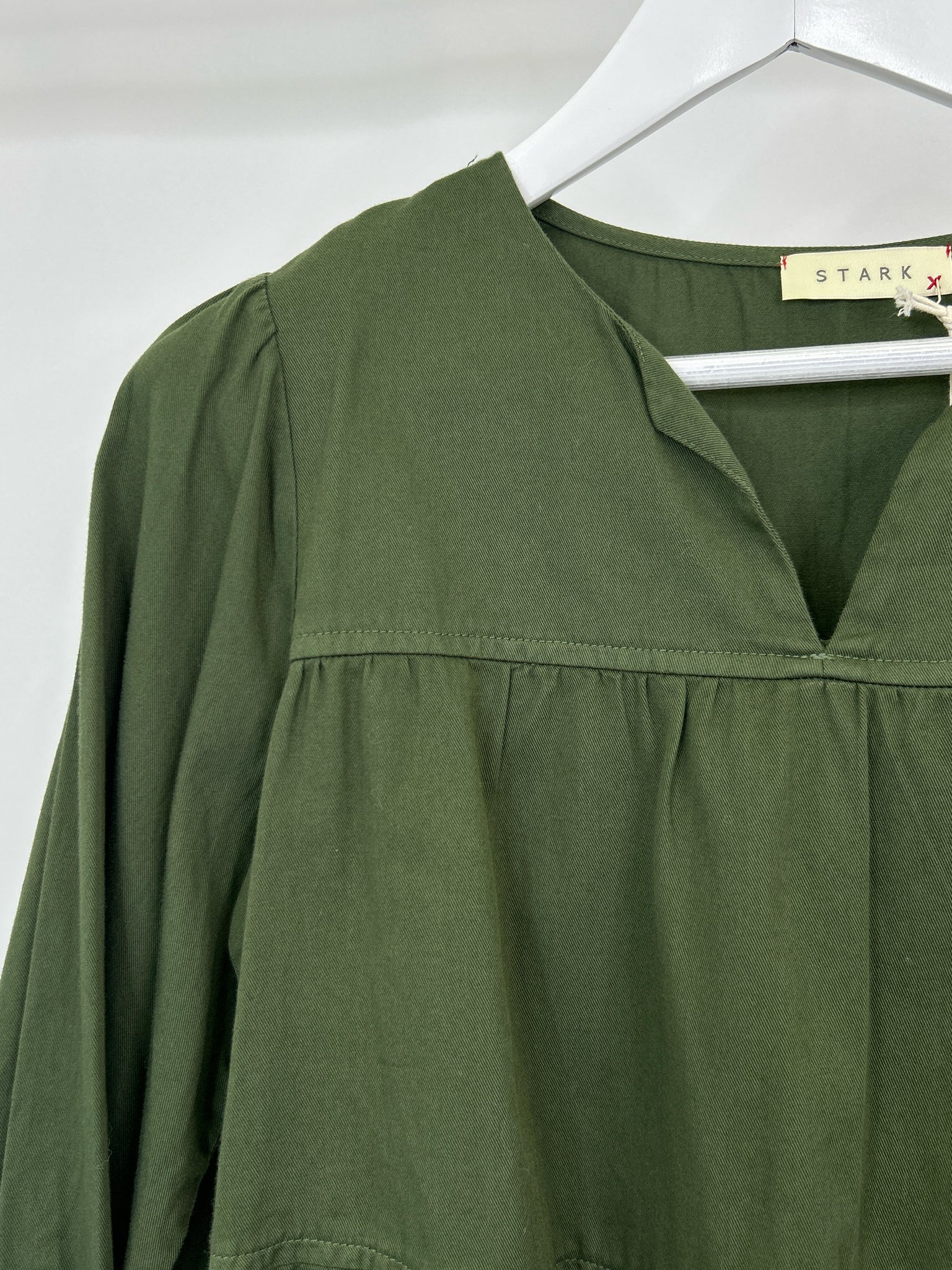 STARK Size M Olive Green Women Top NWT