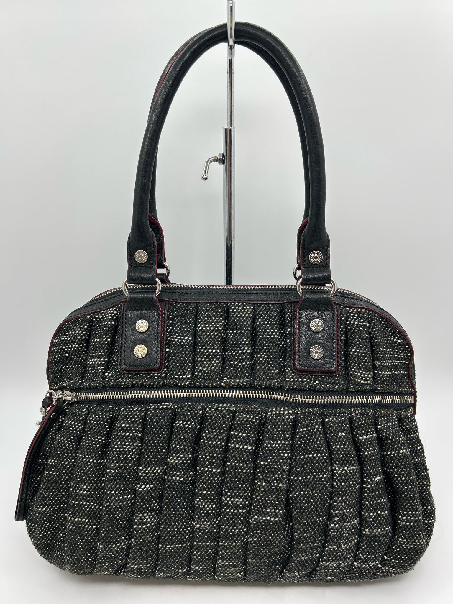 MZ WALLACE BLACK TWEED Women Purse