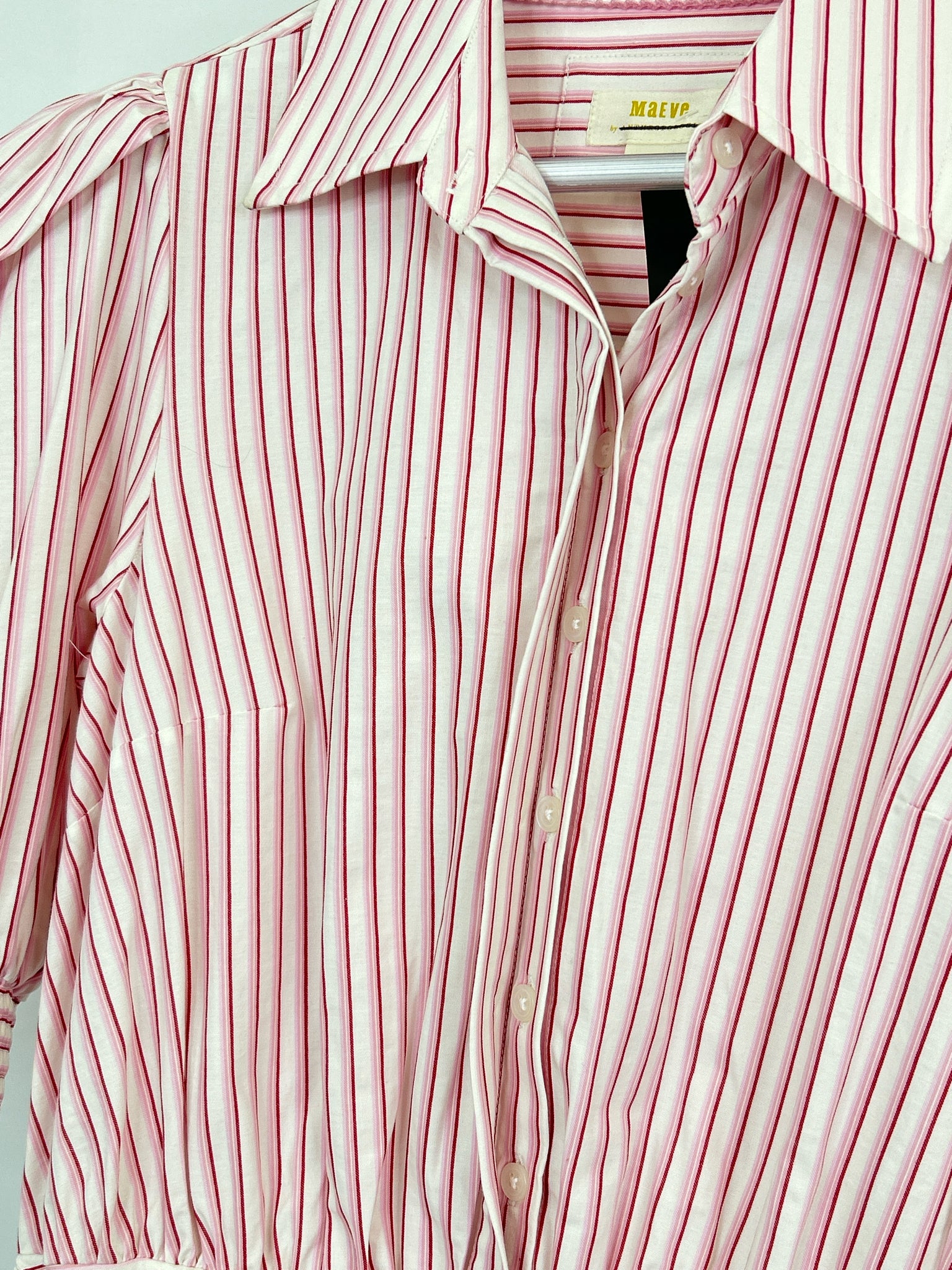 MAEVE Size M PINK AND WHITE Women Dress