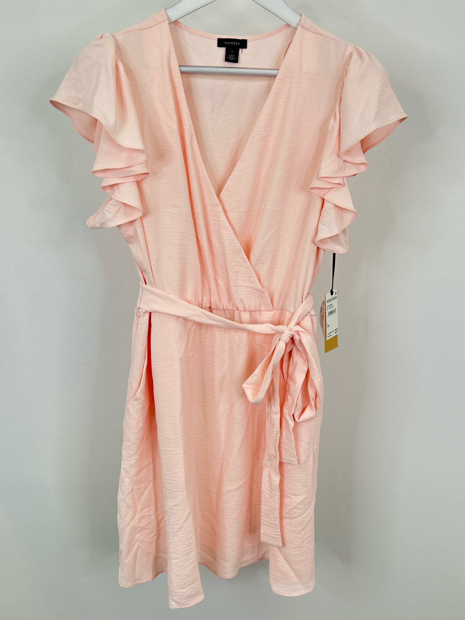 HALOGEN Size L Pink Women Dress