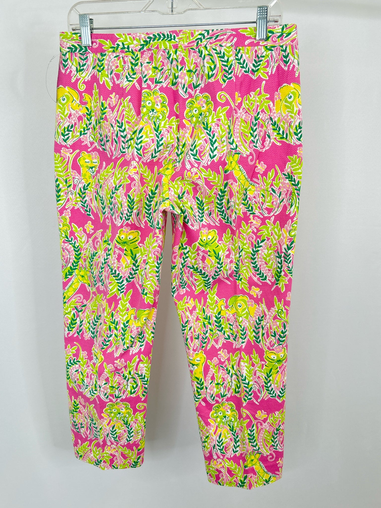 LILLY PULITZER Size 8 Pink Print Women Pants