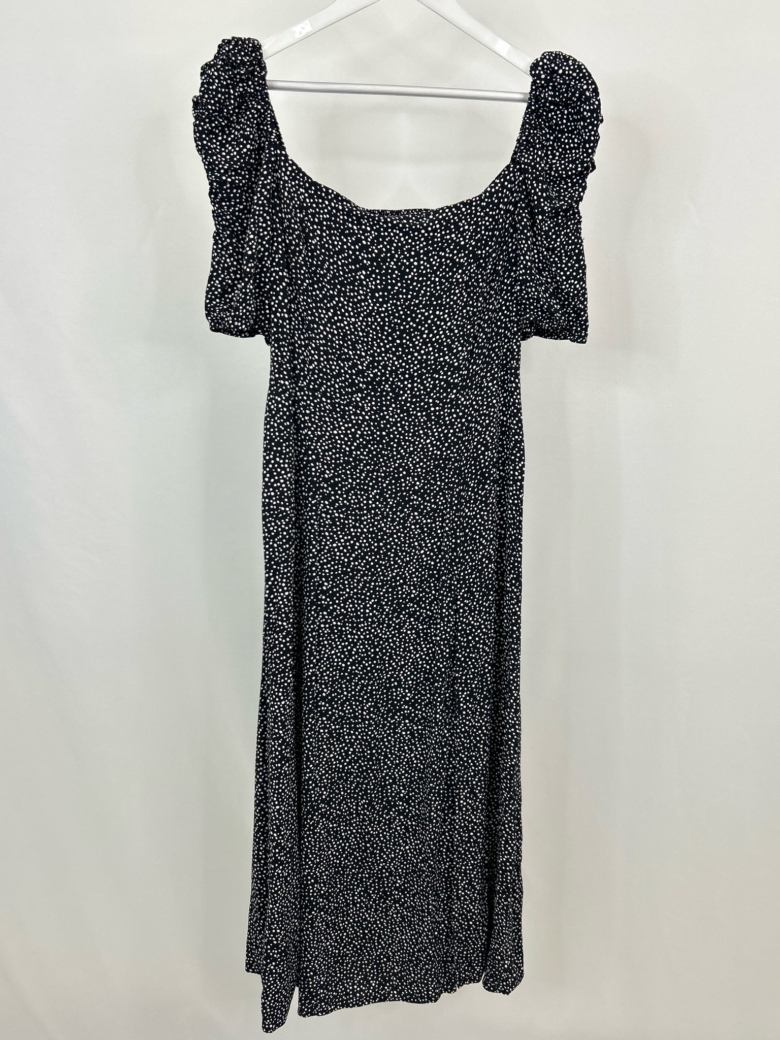& OTHER STORIES Size 12 Black Print Women Dress