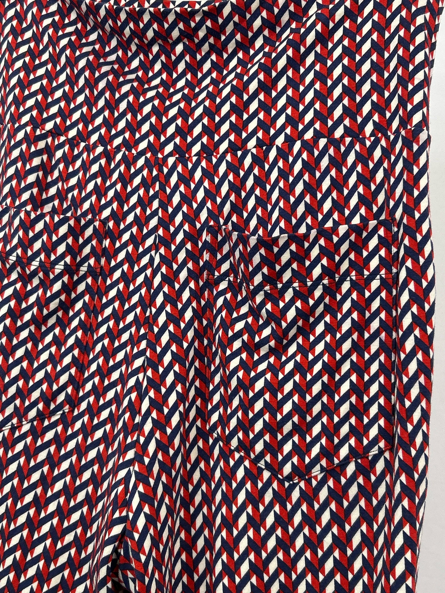 CABI Size S NAVY AND RED Women Pants