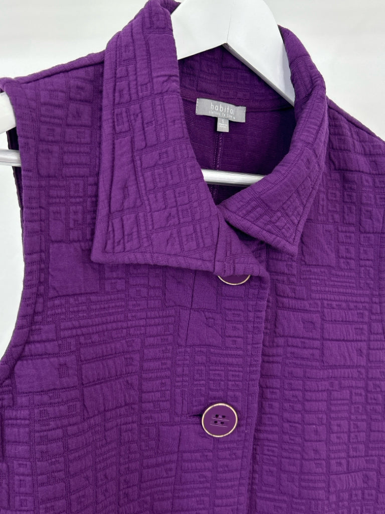 HABITAT Women Size S Plum Vest