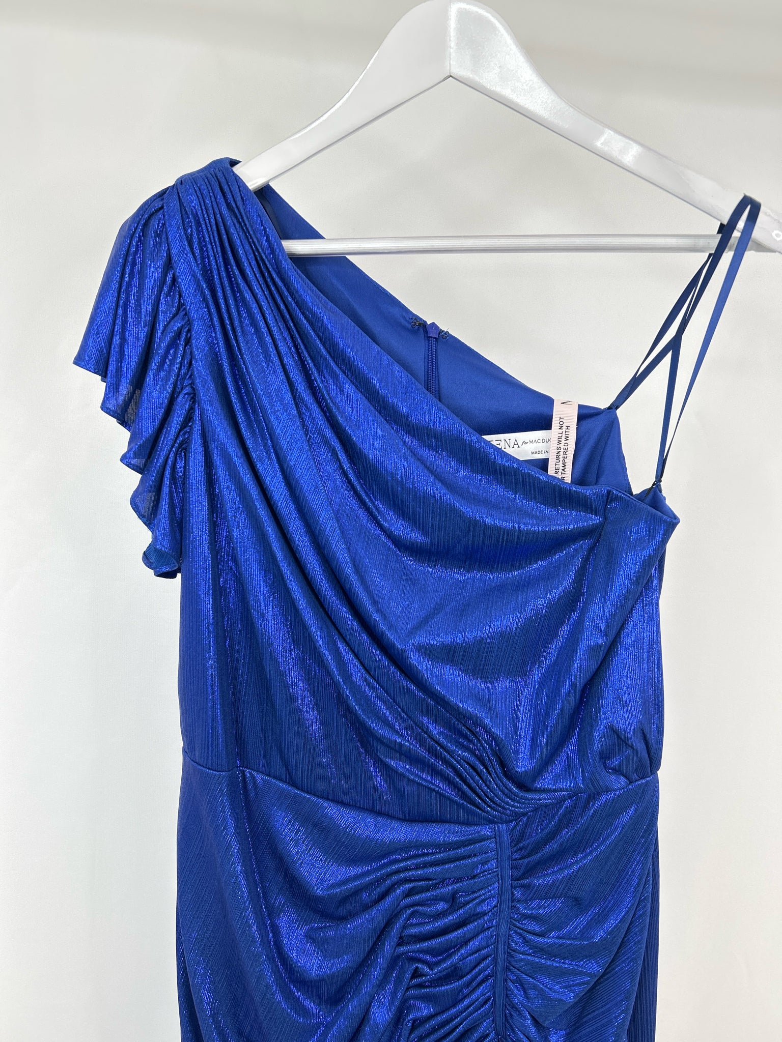 IEENA for Mac Duggal Size M Cobalt Blue Women Dress NWT