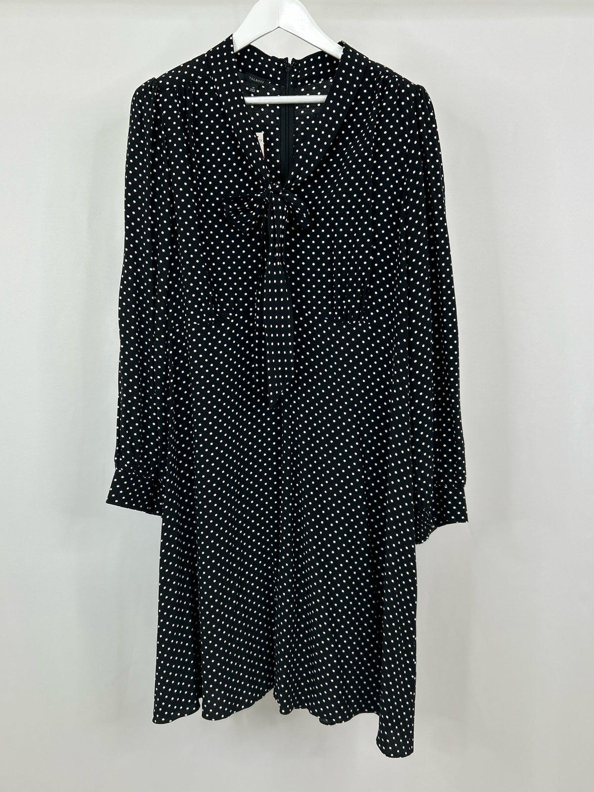 TALBOTS Size 18 Black and White Women Dress
