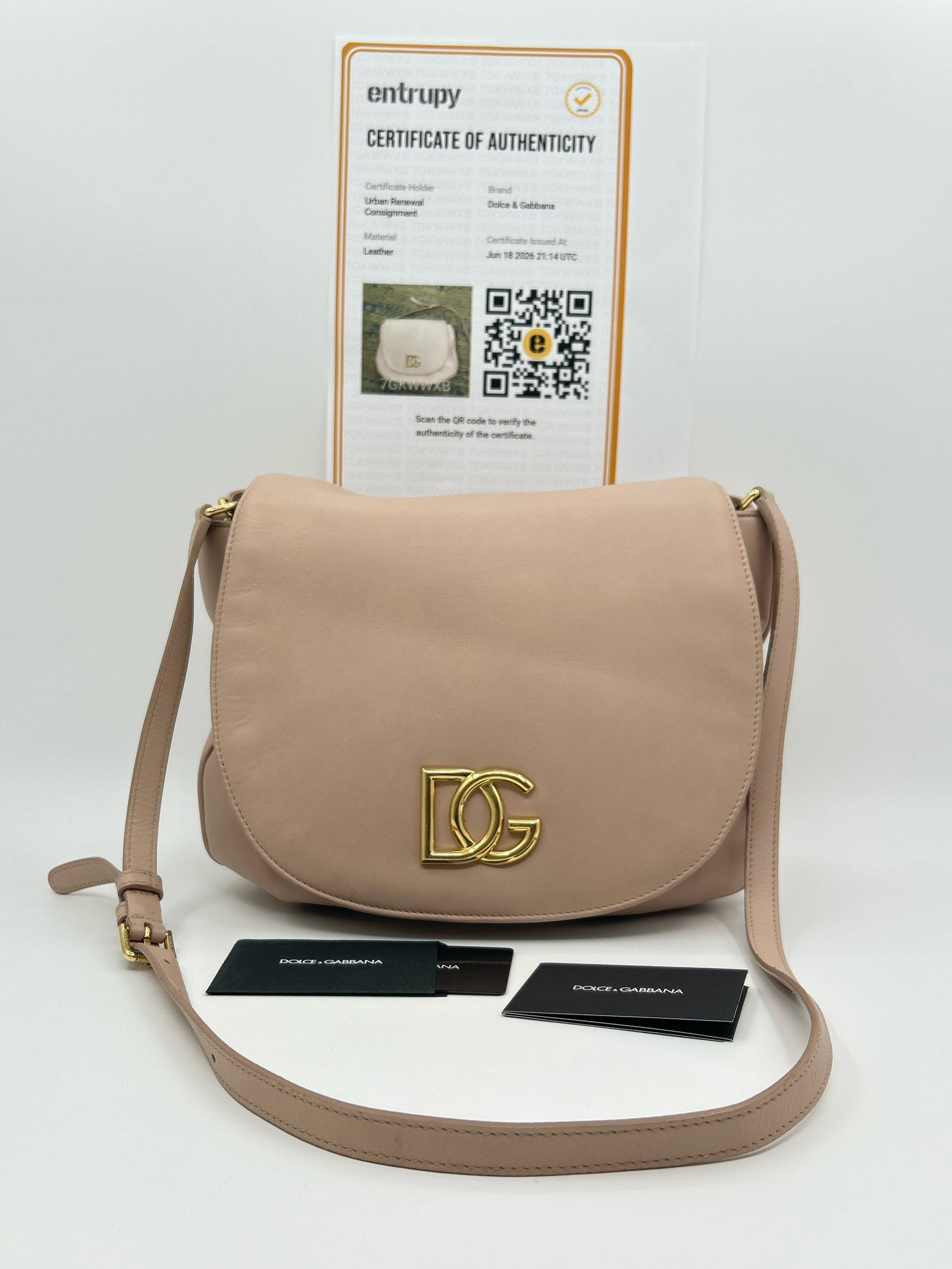 DOLCE & GABBANA Nude Pink Women Purse