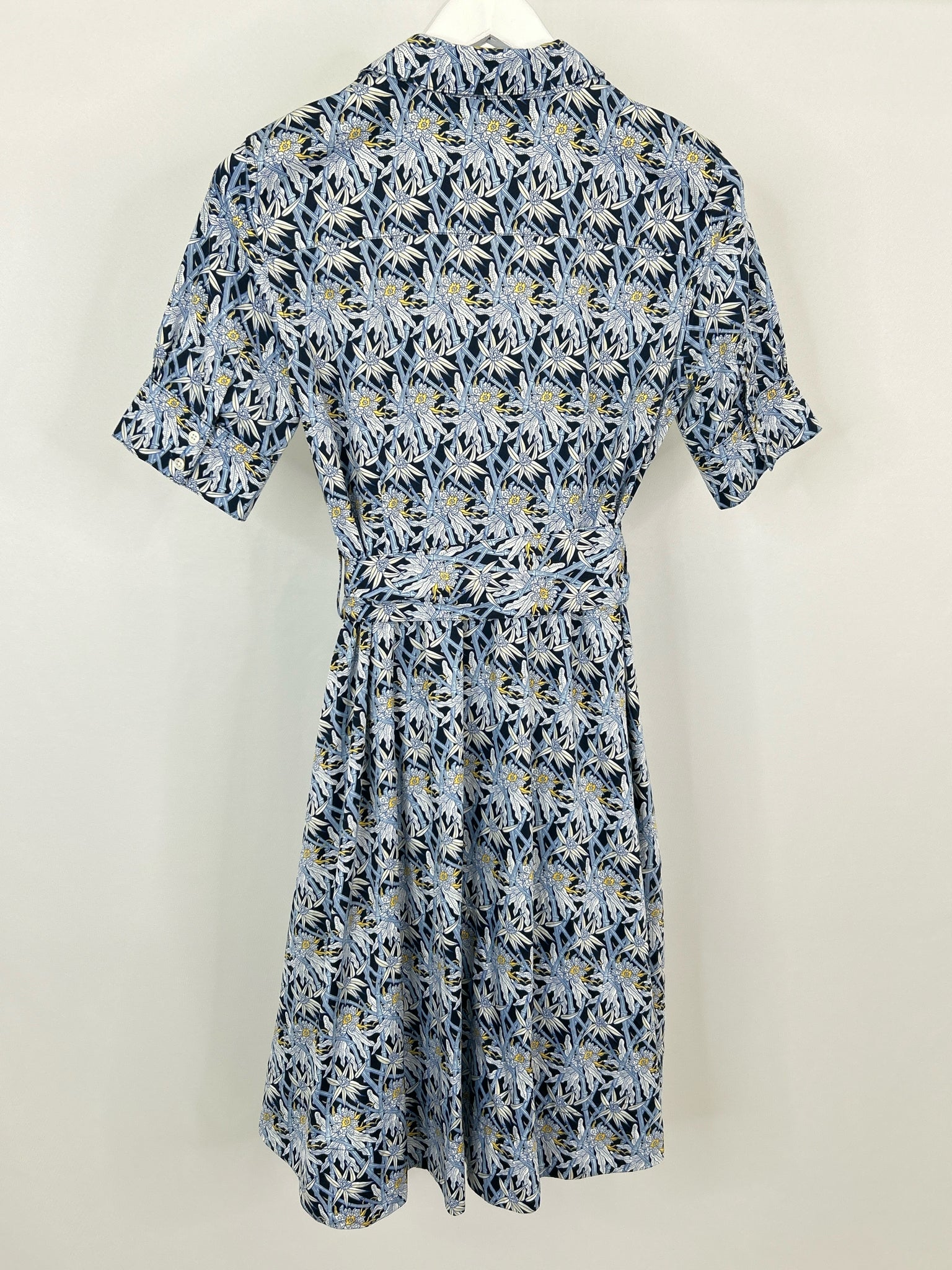 BROOKS BROTHERS Size 4 Blue Print Women Dress