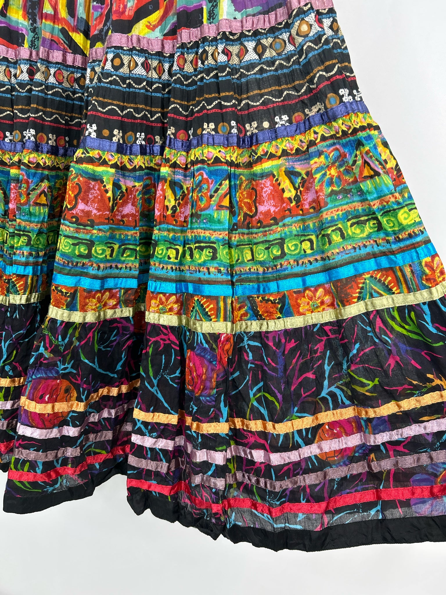 TRAVEL SMITH Size 2X Multi-Color Women Skirt