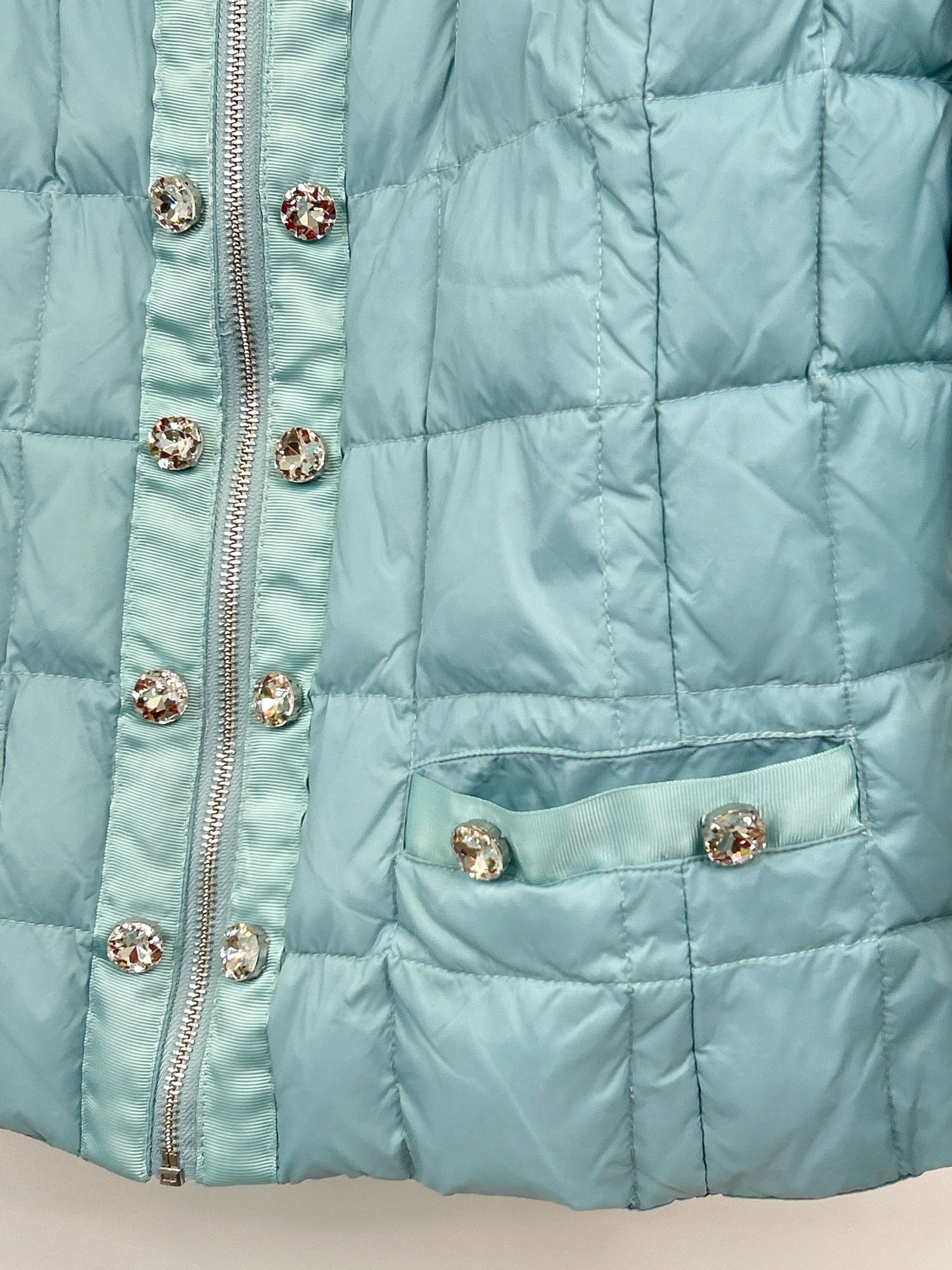 CIAO MILANO Size L Pale Blue Women Jacket