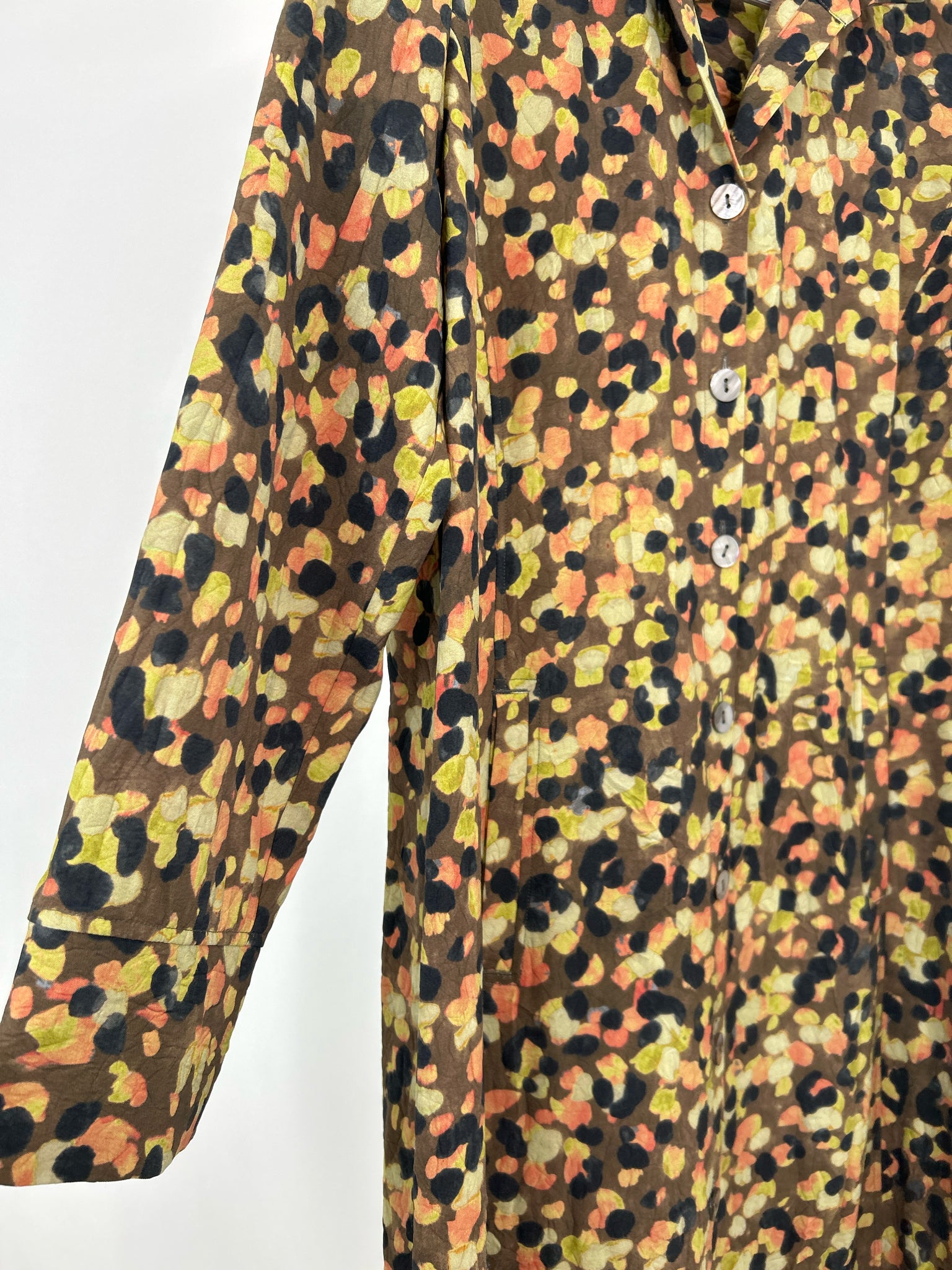 HABITAT Size S Brown Print Women Dress