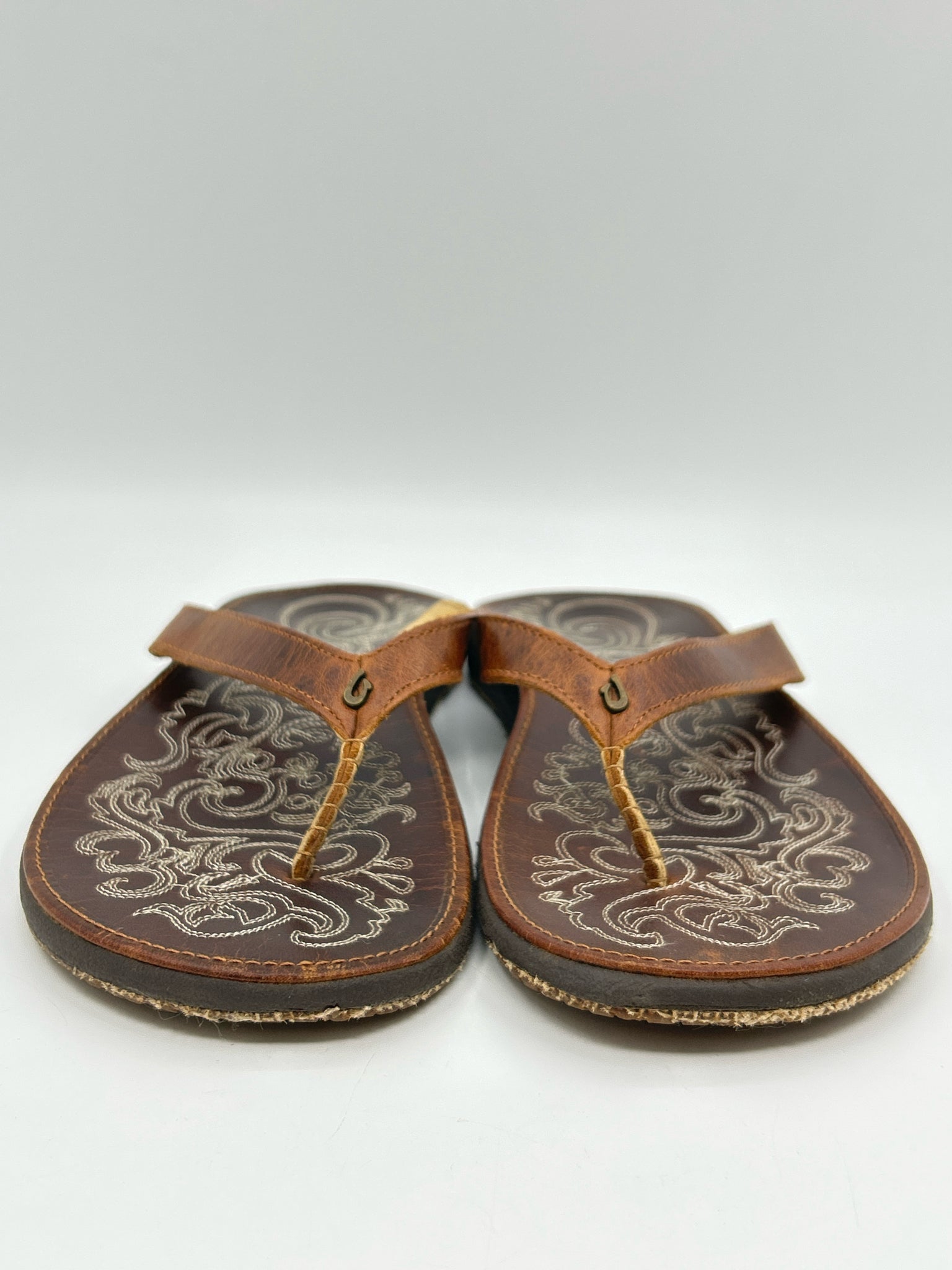 OLUKAI Size 8 Tan Women Sandal