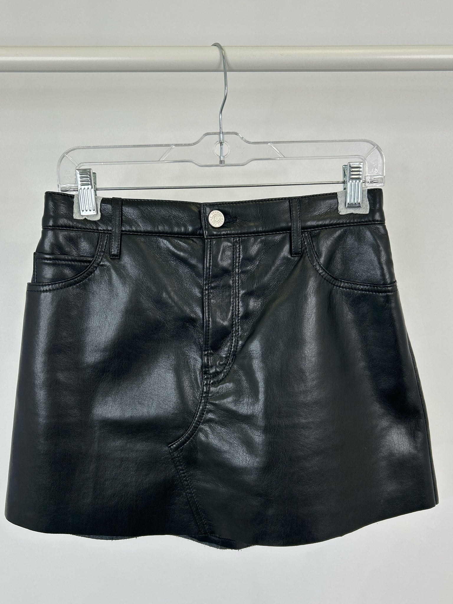 FRAME Size 4/27 Black Women Skirt