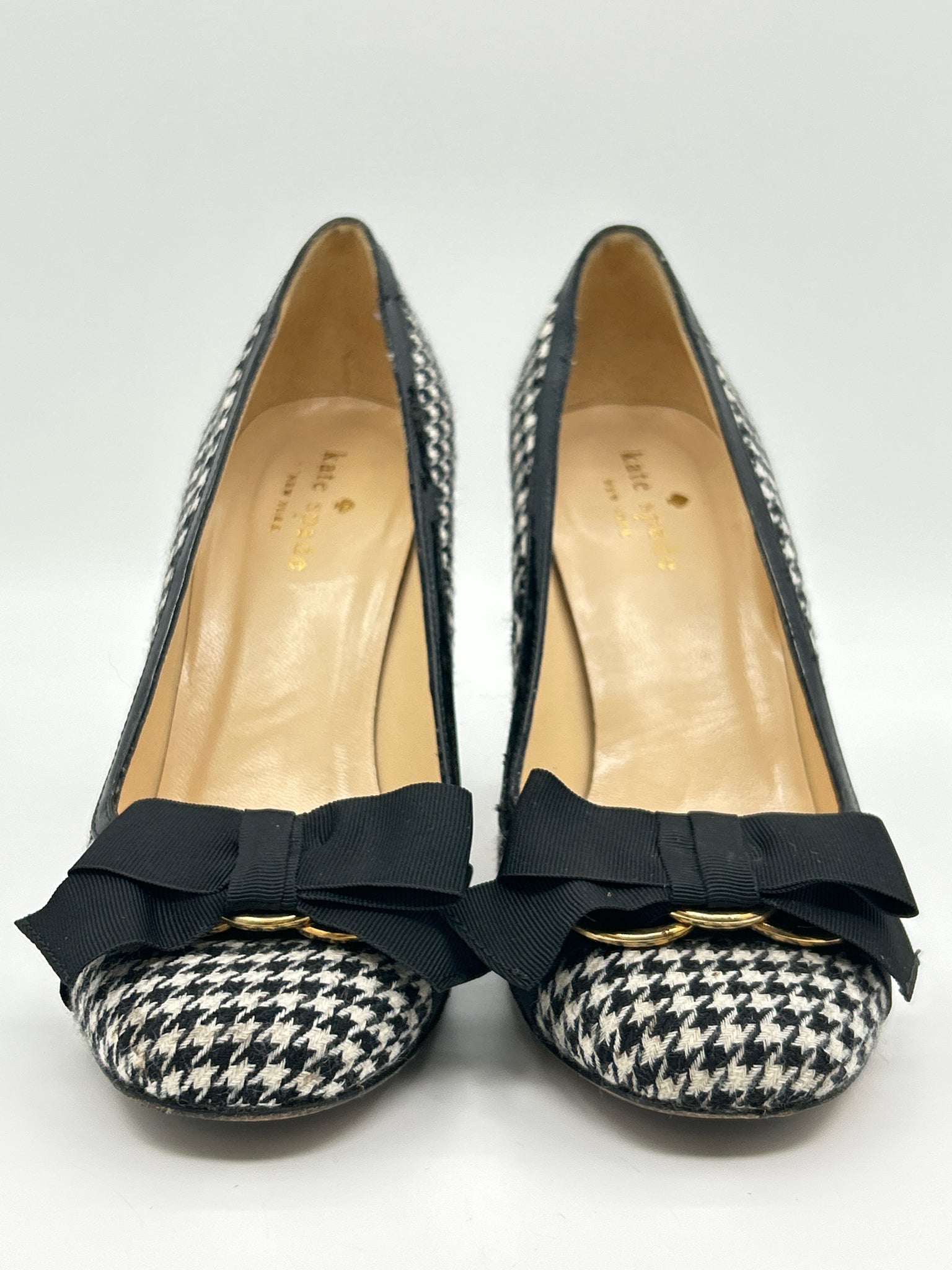 KATE SPADE Size 7B Black and White Women Pumps