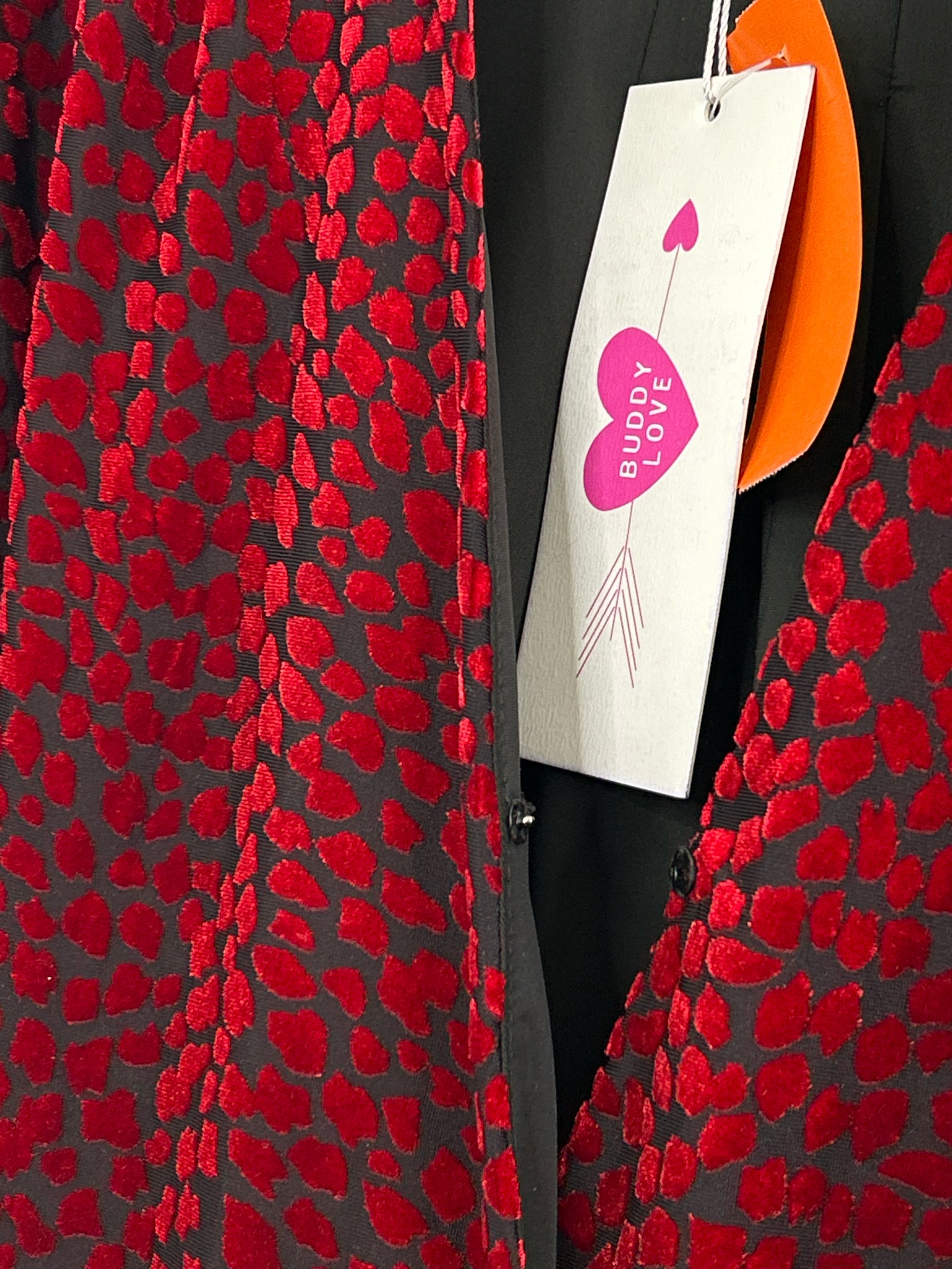 BUDDY LOVE NWT Size L Red & Black Women Top