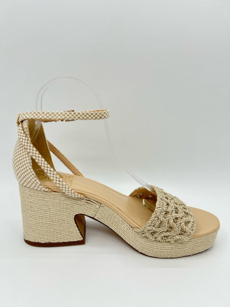 VINCE CAMUTO Size 8.5M Natural Women's Sandal