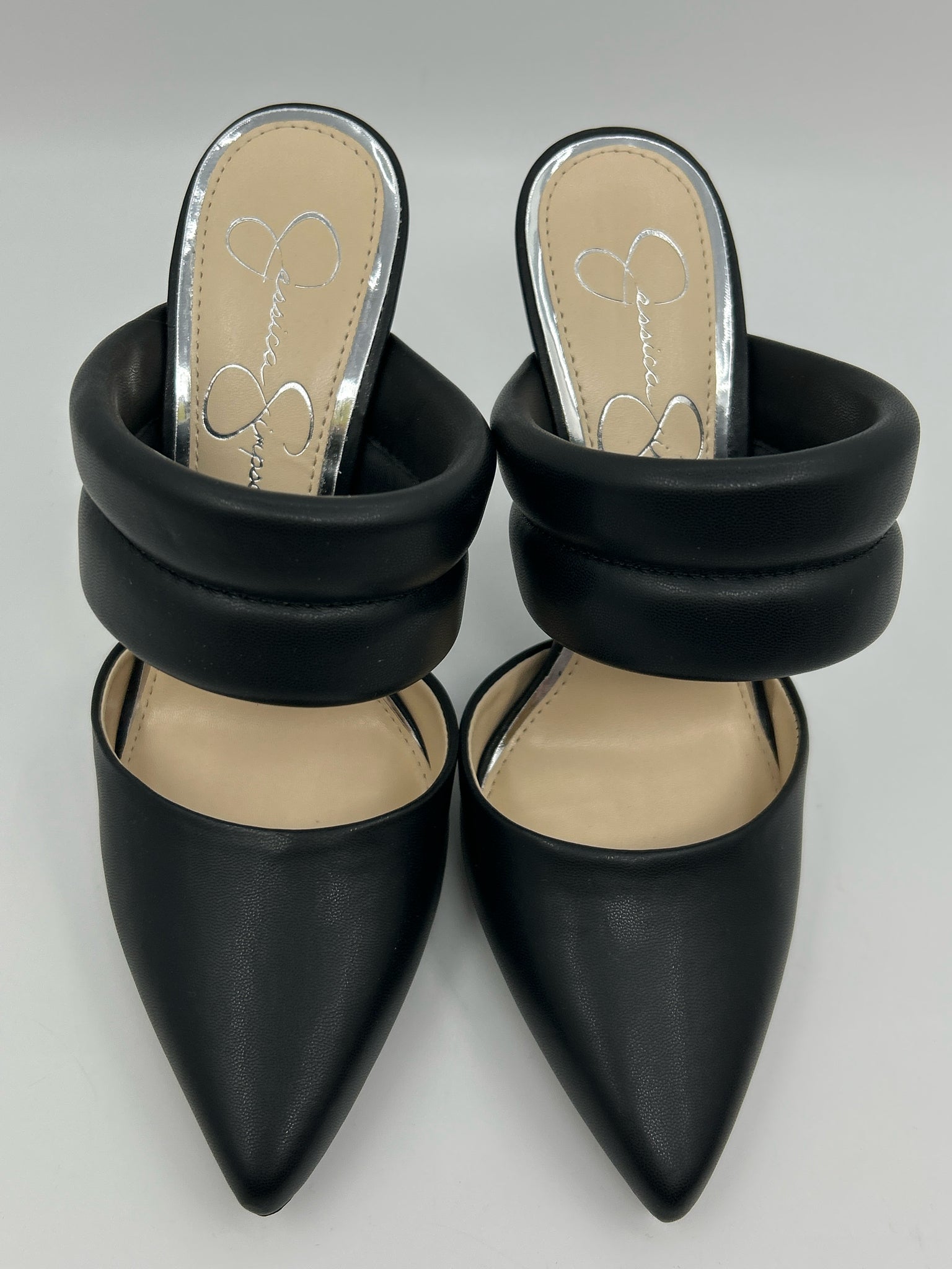JESSICA SIMPSON Size 7.5M Black Women Sandal
