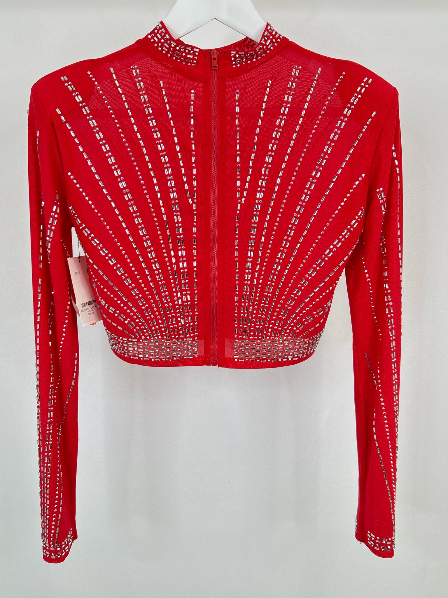 GALMAR Size M Red Women Top NWT