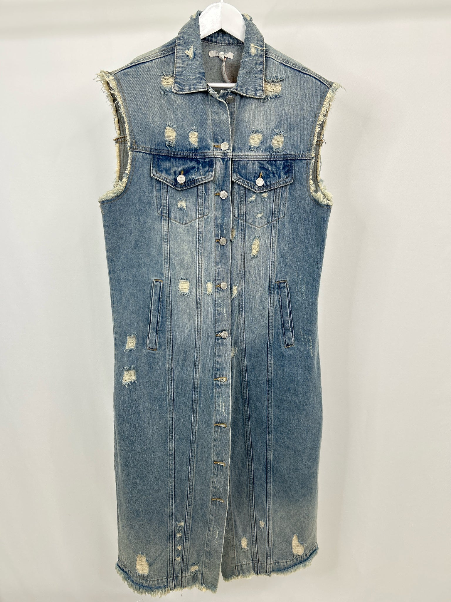 VERVET Size M BLUE DENIM Women Dress