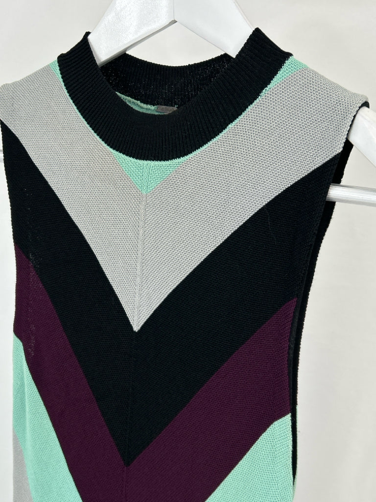 FREE PEOPLE Size XS BLACK AND GREEN Women's Dress