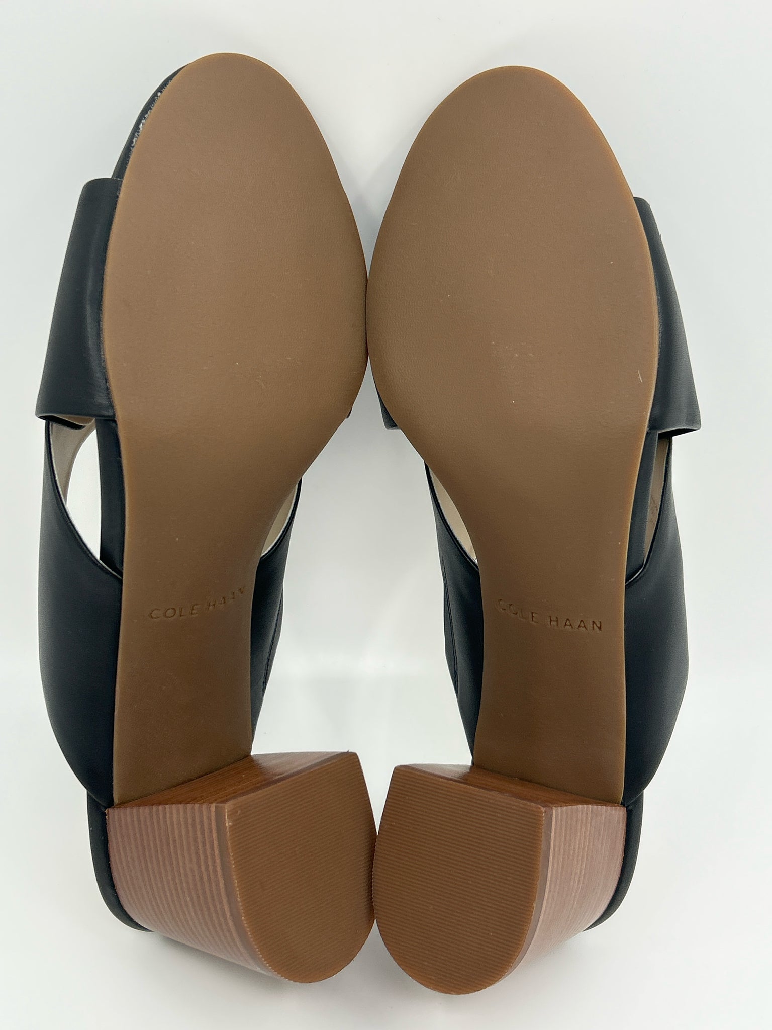 COLE HAAN Size 9.5B Black Women Sandal