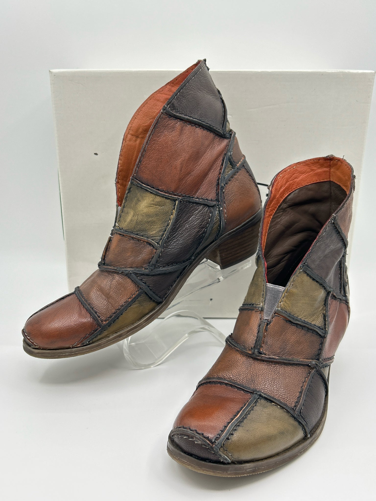 SHERIDAN MIA Size 11 Brown Women Booties