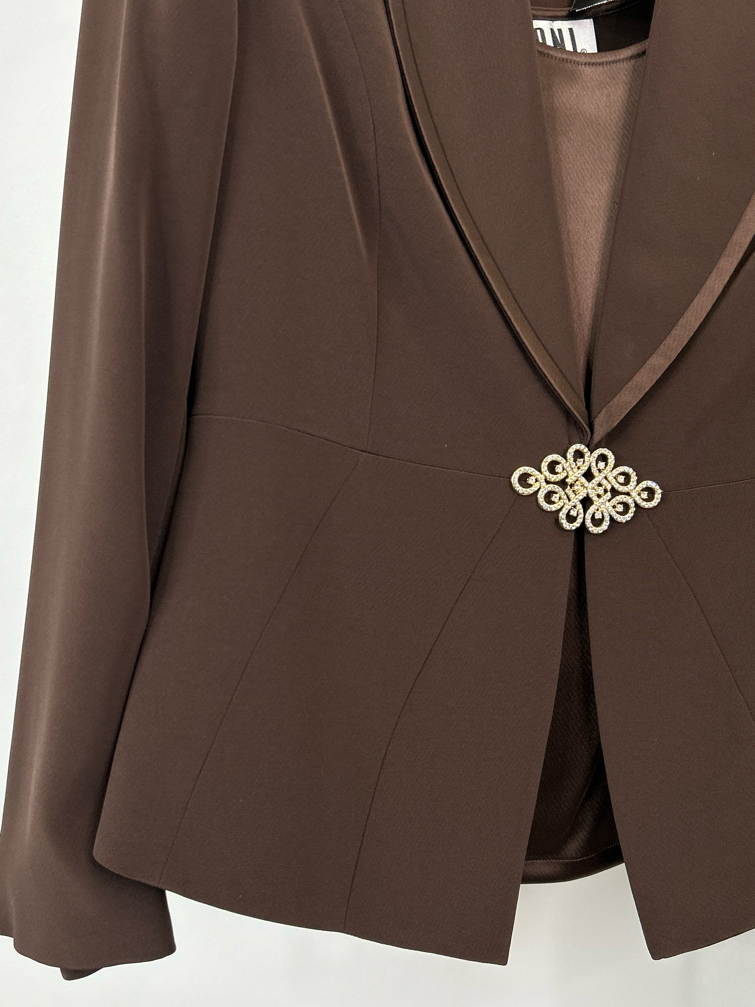 SIONI Size 8 Brown Women 3-Piece w/Skirt NWT