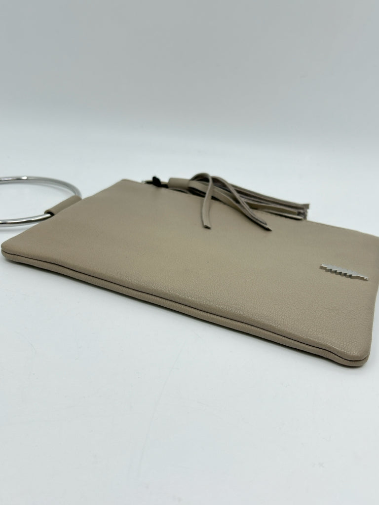 THACKER Taupe Clutch