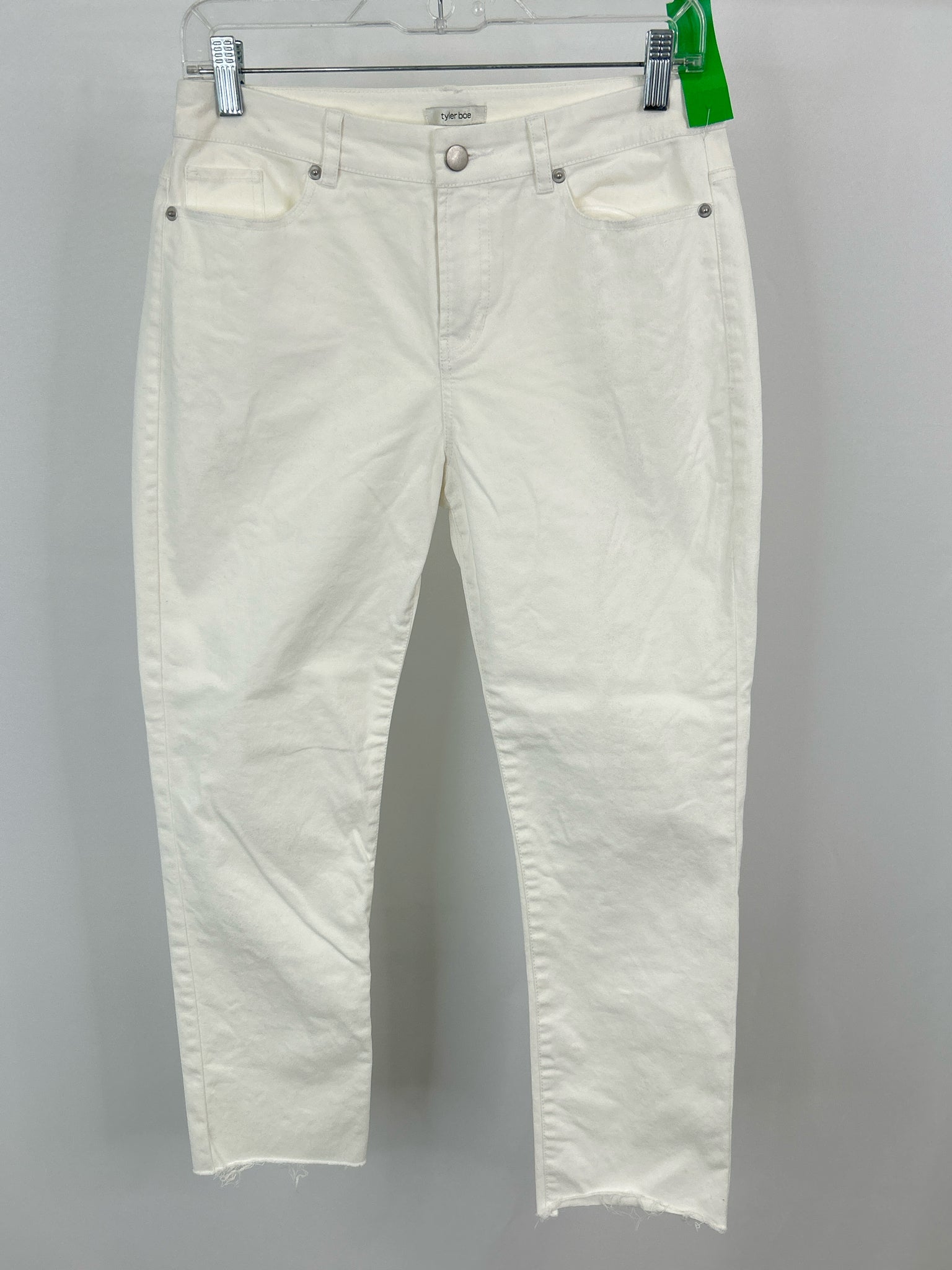 TYLER BOE Size 4 White Women's jeans