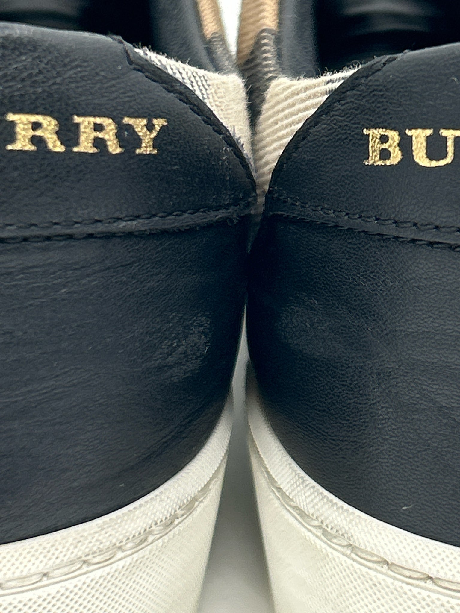 BURBERRY Size 38/8 Black Women Sneakers