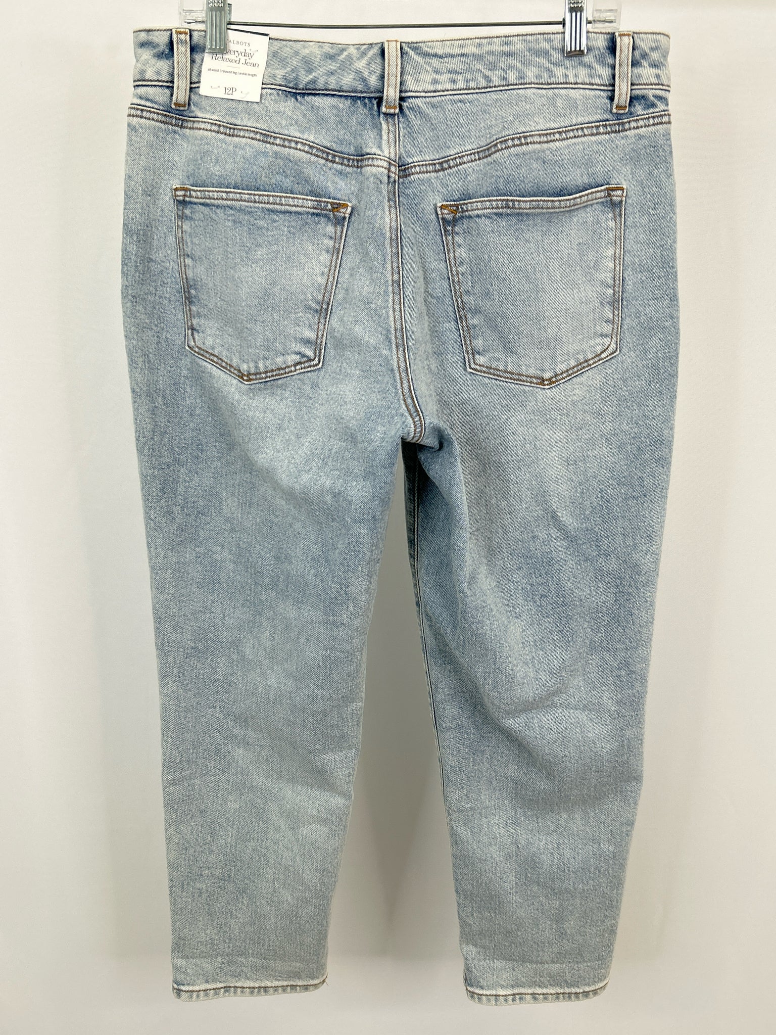 TALBOTS Size 12P BLUE DENIM Women jeans