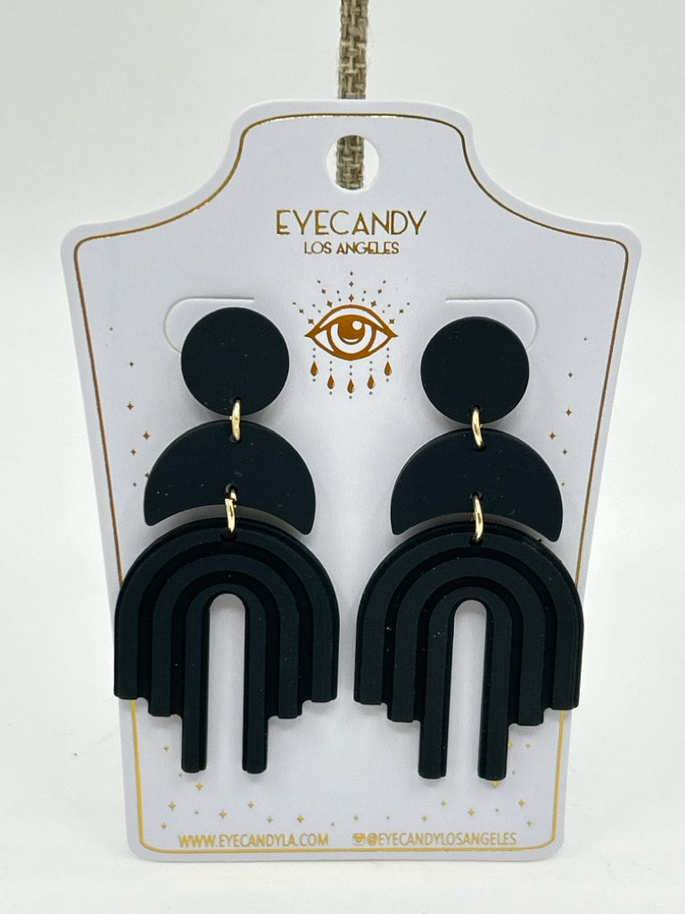 EYE CANDY Size One Size Black Earrings