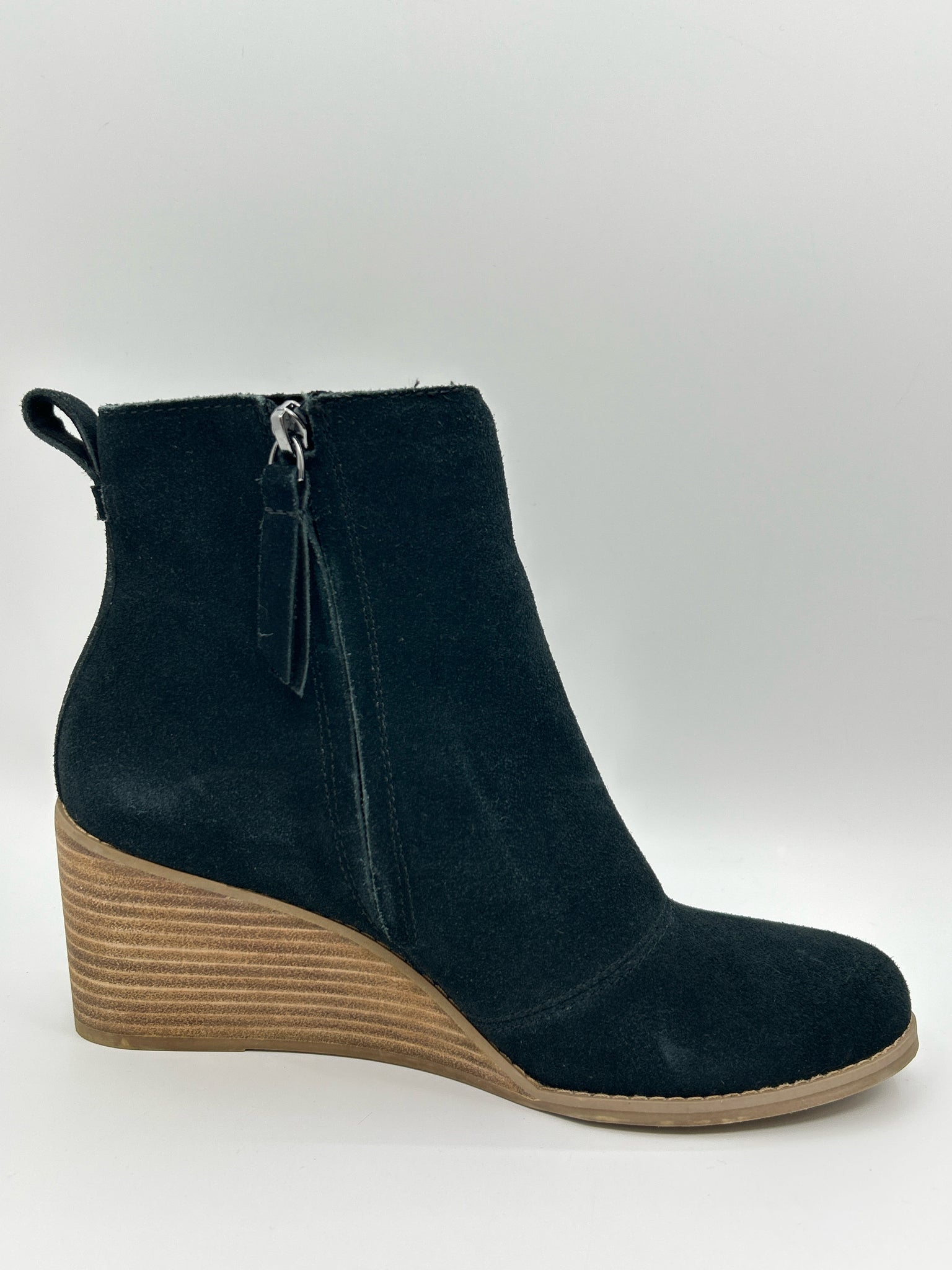 TOMS Size 10 Black Women Booties