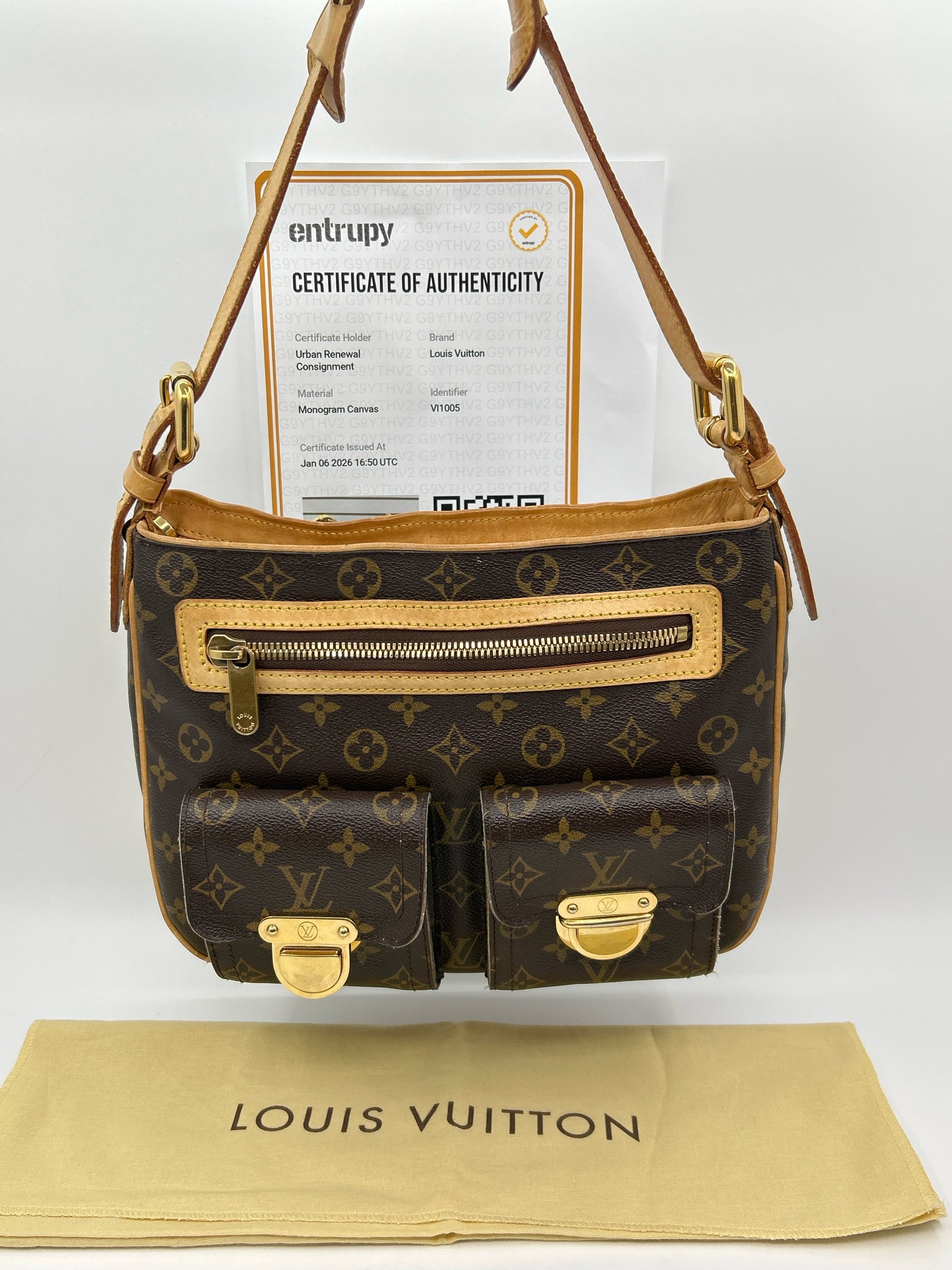 LOUIS VUITTON BROWN MONOGRAM Women Purse