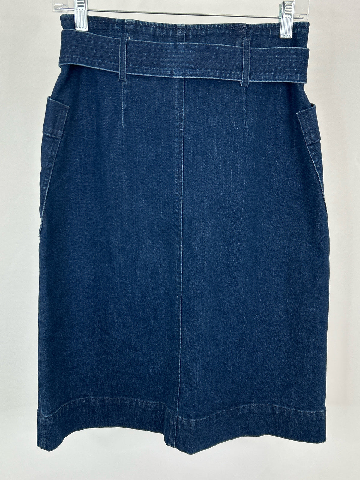 LOFT Size 2 BLUE DENIM Women Skirt
